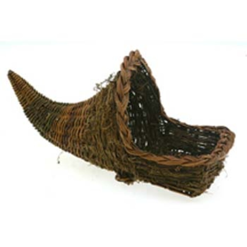 97135 14 Twiggy Vine Cornucopia Basket