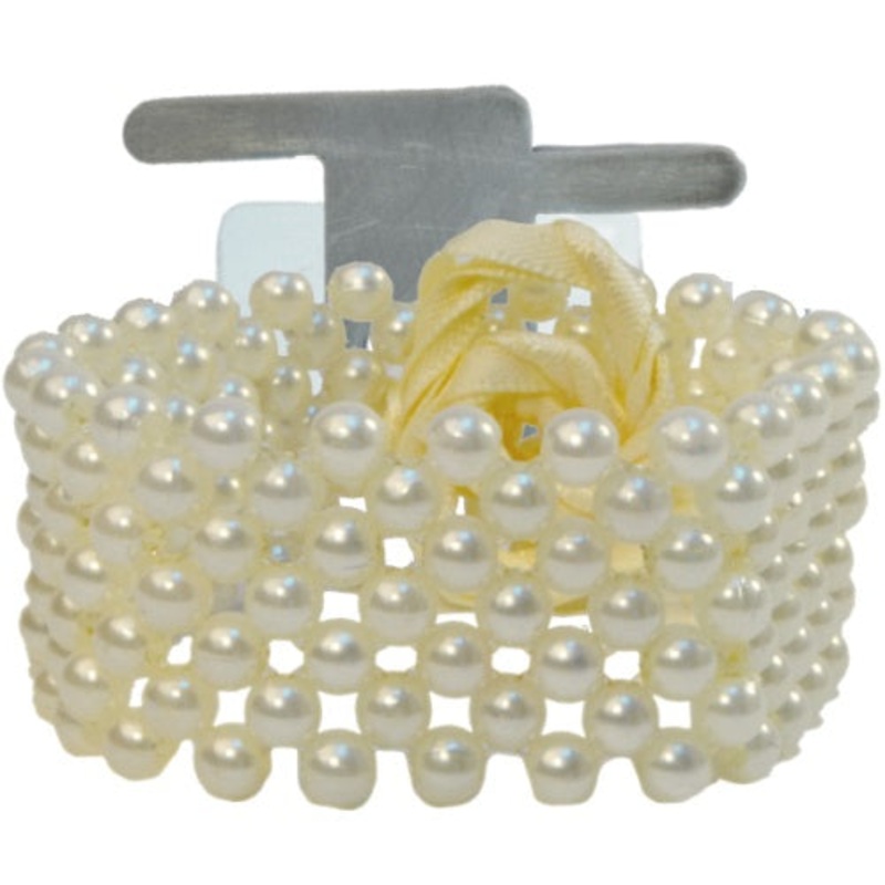 CW1411 Champagne Color Your World Corsage Bracelet – 6/Pk