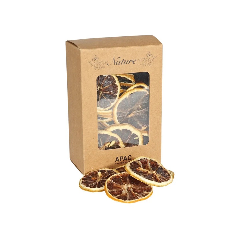 Dried Lemon Slices in Presentation Box –  100g