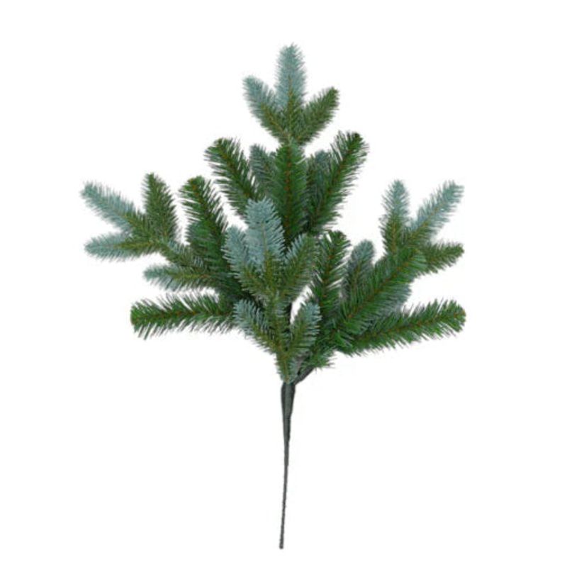 Large Blue Spruce Spray – Green/Blue – 50cm long – 12 tips