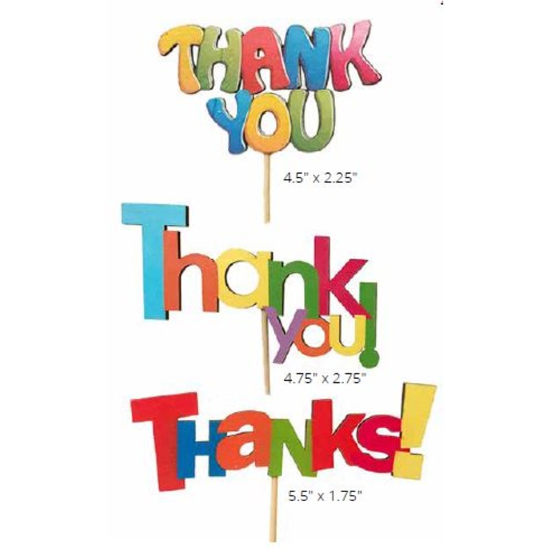 Thank You Pick 3/Asst.