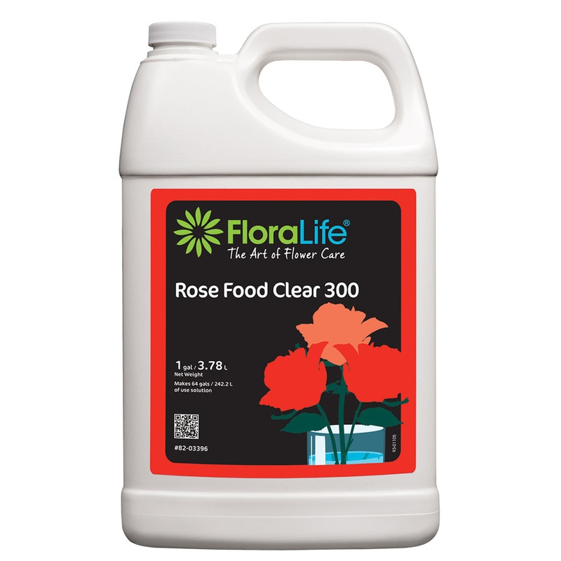 82-03396 Floralife Rose Food Clear 300 – 1 Gal/Jug