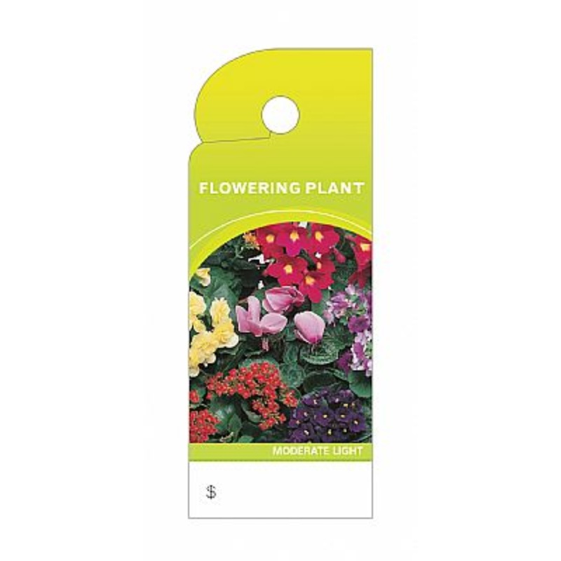 BB4323 Trim Tag – Flowering Plant – 100/pk