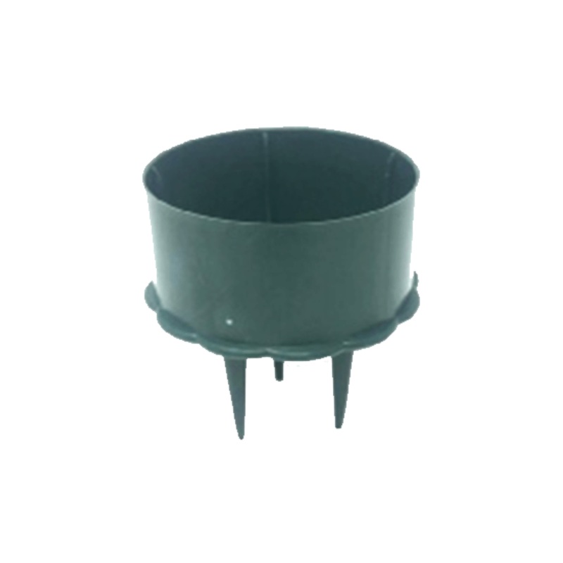 SINGLE Green Plastic Candle Holders – 2inch diameter