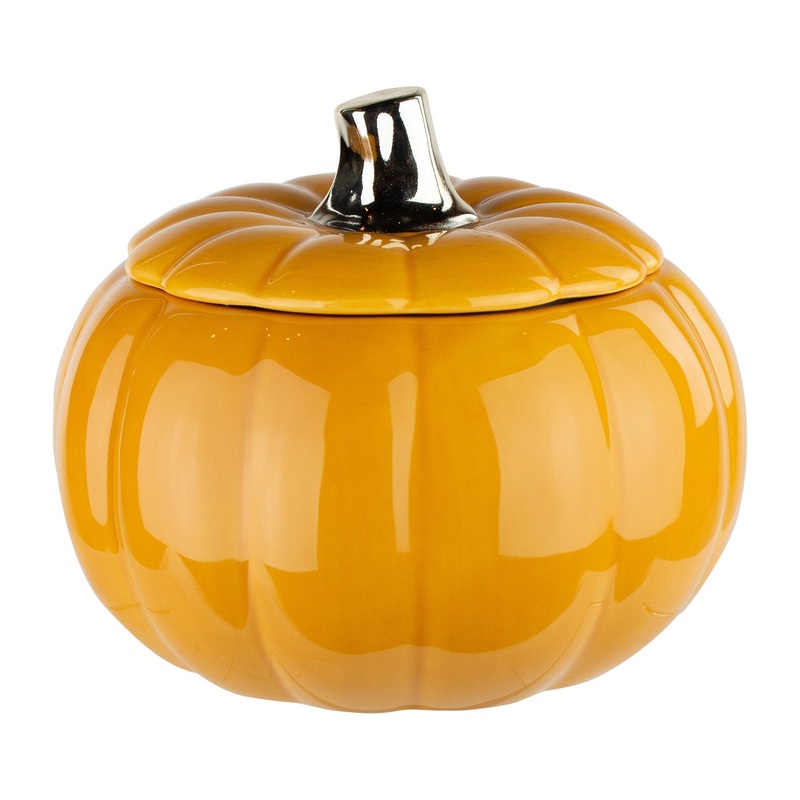7406-06-3043 – 6 7/8 Butterscotch Pumpkin w/lid – Each