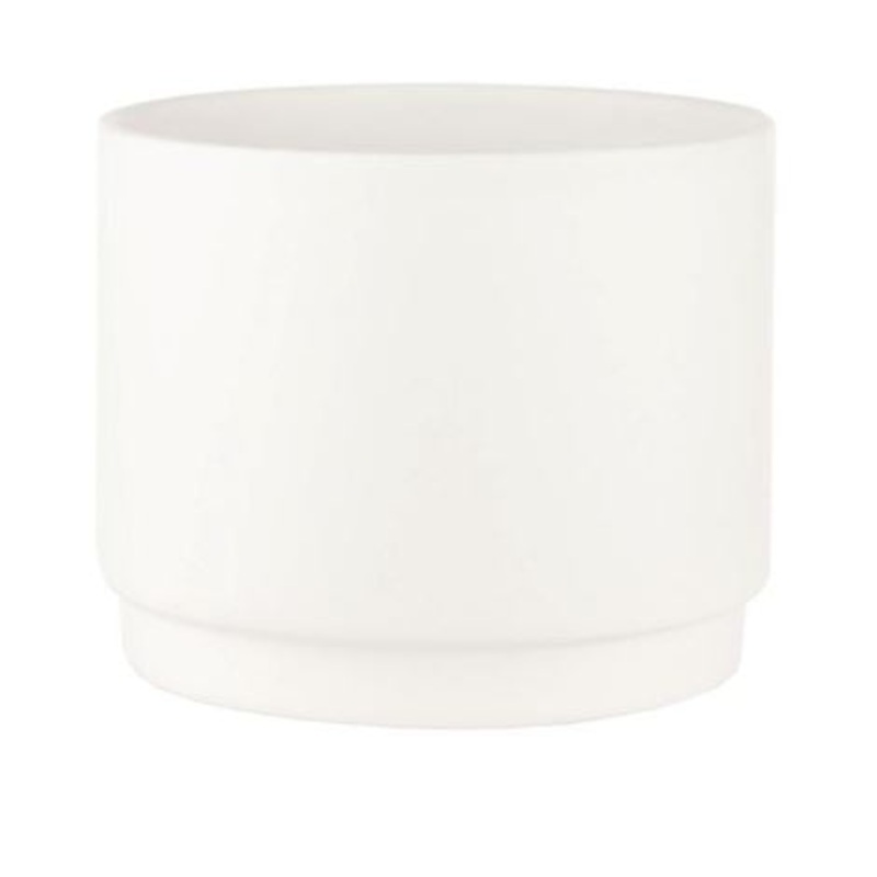7808-12-222 – 4 Matte White Stepped Planter – 6/case