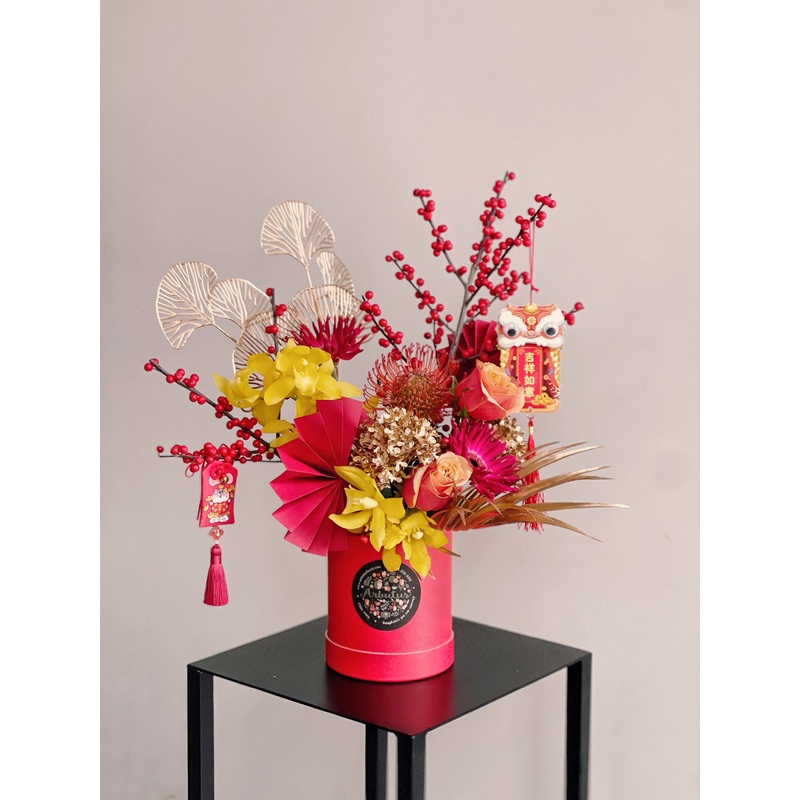 Fortune of Dragon Mini Hatbox