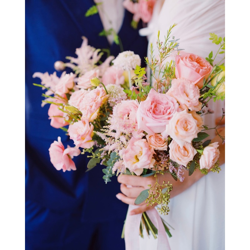 Garden-style Bridal & Bridesmaid Bouquet