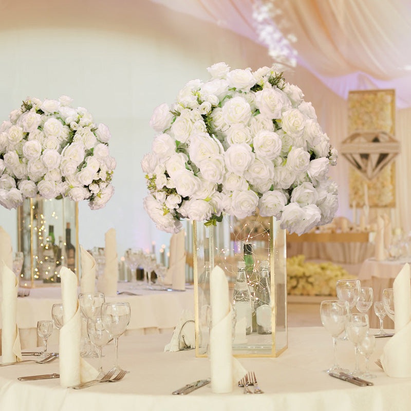 A085 A7726 70cm 3/4 Flower Ball Wedding Table Centerpiece Decor Prop