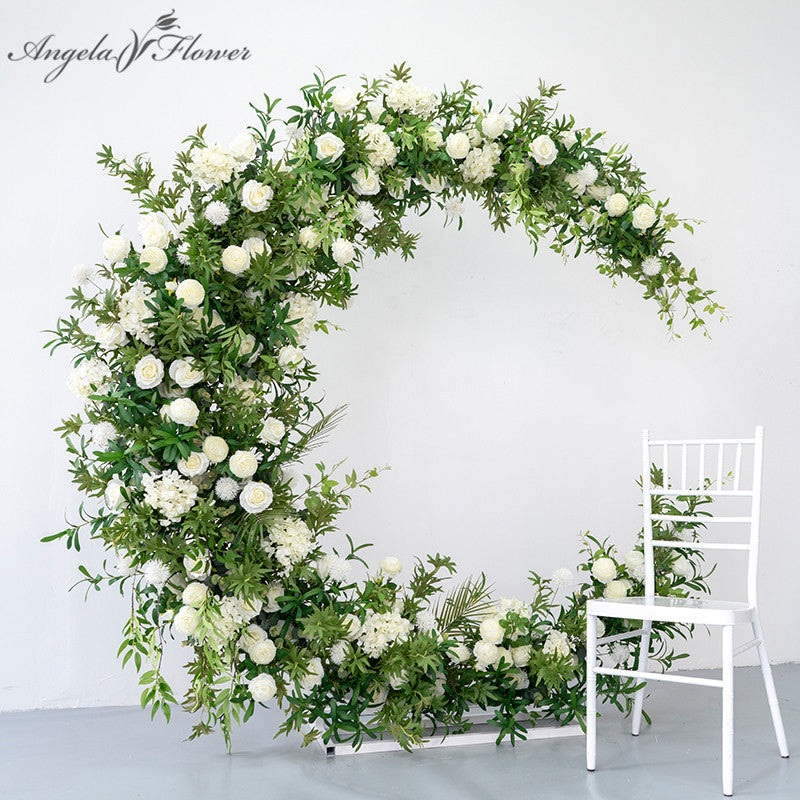 A4382 A7601 Moon Arch Decor Flower Wedding Backdrop Props