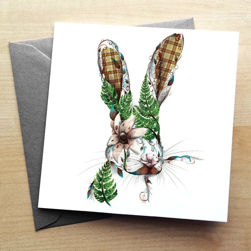 Harry Hare Greeting Card