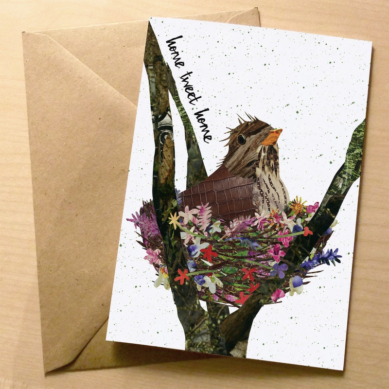 Home Tweet Home Greetings Card