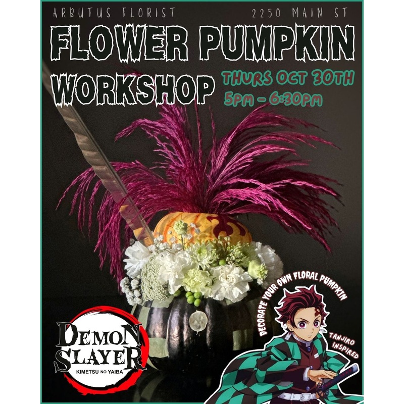 Tanjiro x Flower Pumpkin Workshop