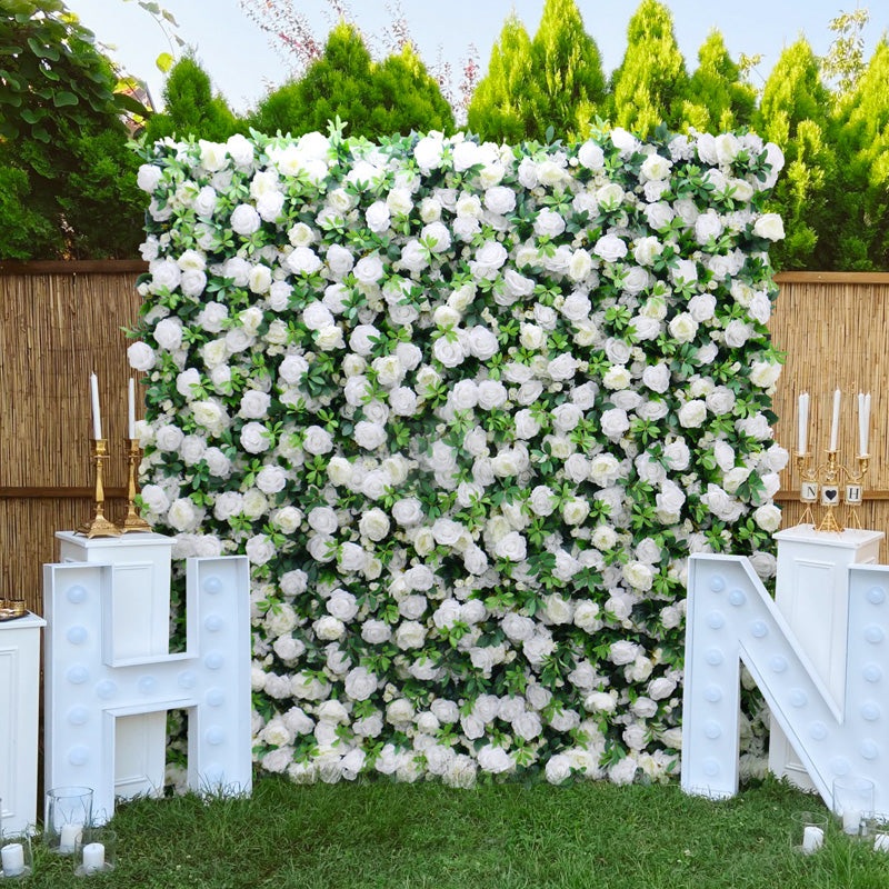 Wedding Backdrop Rose Cloth Floral Wall Party Window Display A043  A1067