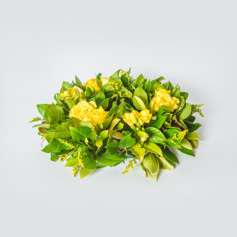 Wreath Ring-Small (12 inch) & Medium (14 inch) & Large (16 inch)-Yellow & Red & Pink & Purple & Cream & Green & Orange