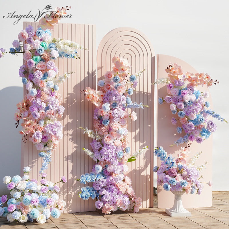 5D Wedding Backdrop Floor Floral Arrangement  A208 A7115