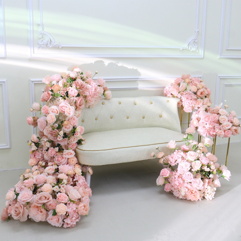 A115 A7495 Wedding Event Floral Ball Arrangement Wall Arch