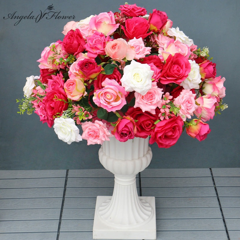 A7589 Wedding Table Centerpieces Baby Breath Rose Flower Ball 60/50/40cm