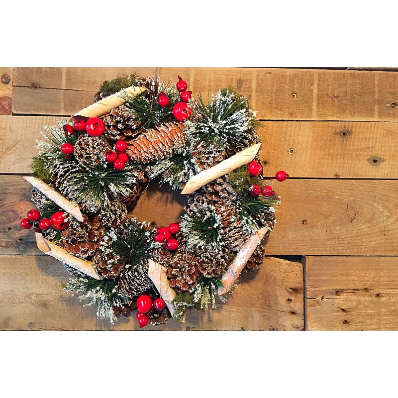 Snow Berry Wreath-Medium – 30cm & Large- 13.8inch