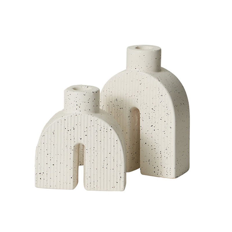 Trefoil Candle Holder-5.25″ & 6.5″