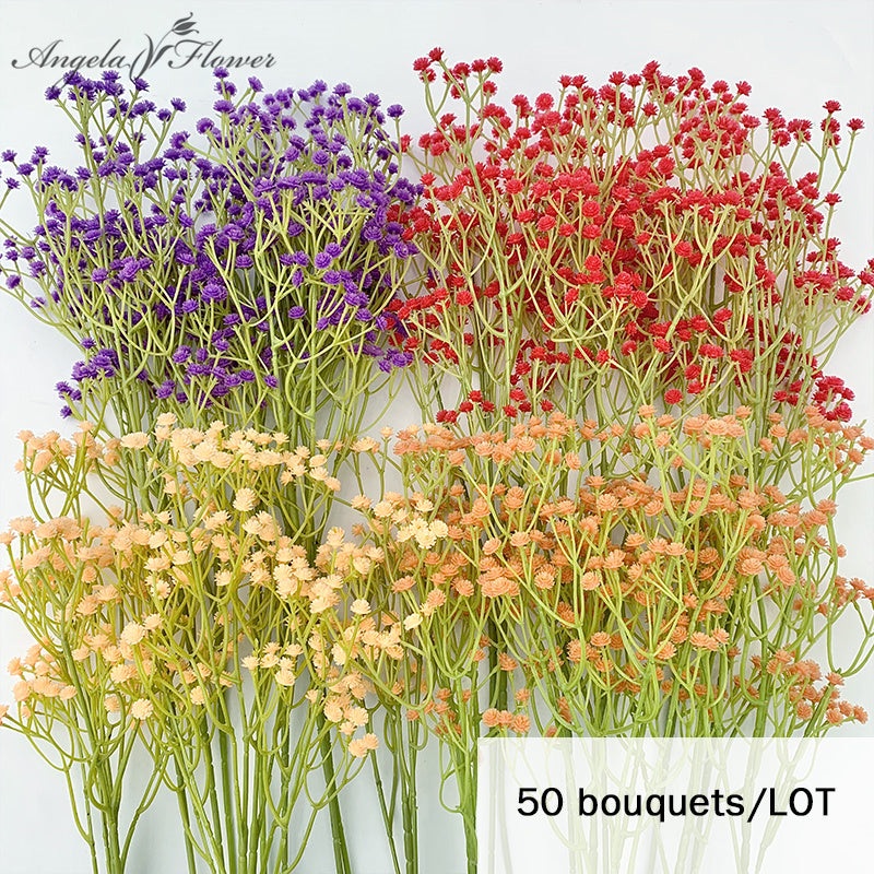 A2018 50pcs/lot Baby’s Breath Branch Wedding Floral Arrangement