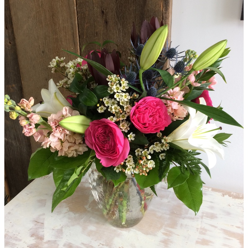 Sympathy Vase Arrangement ~ Medium