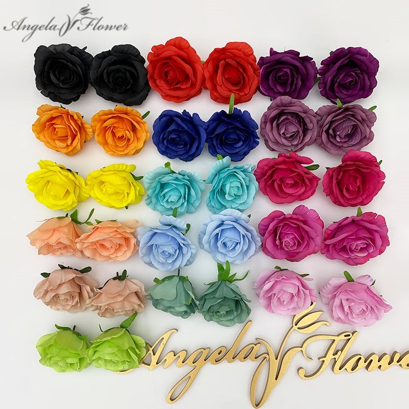 A1024 150Pcs Artificial Rose Flower Heads Wedding Arrangement