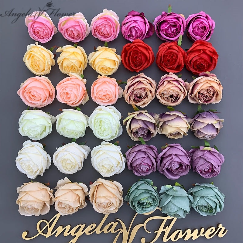 A2235 100Pcs Rose Head Wedding Flower Arrangement Accessories