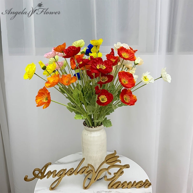 A3975 50Pcs 4 Heads Chrysanthemum Wedding Flower Arrangements Accessories