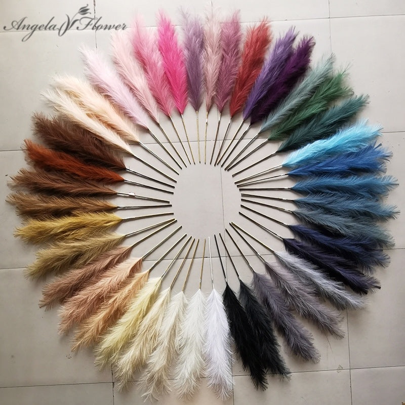 A6240 50pcs/Lot Artificial Pampas Grass Wedding Floral Arrangement Accessories