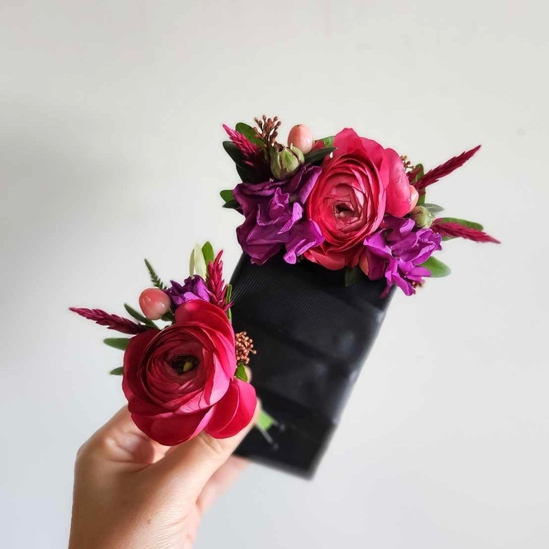 *BUNDLE* Pocket Boutonniere & Wrist Corsage