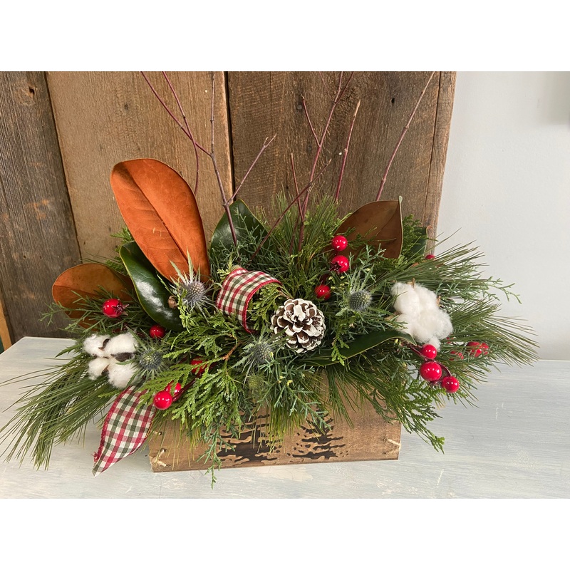 Rustic Winter Centrepiece-Small & Large