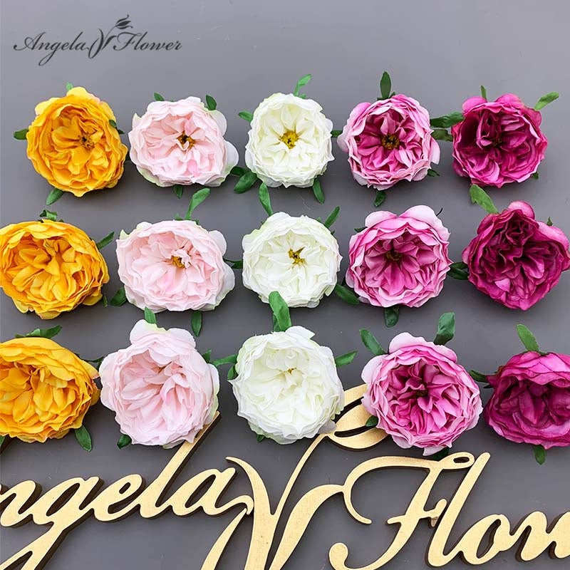 100 pieces/batch of artificial flower heads DIY decorative material A3307