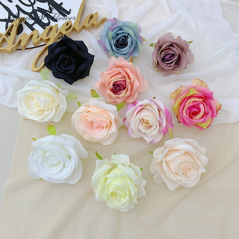 100 pieces/batch of artificial rose head DIY material A2225-5672-5682