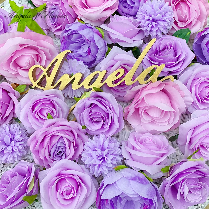 100 pieces/batch of silk rose peony flower head material A1024-7507