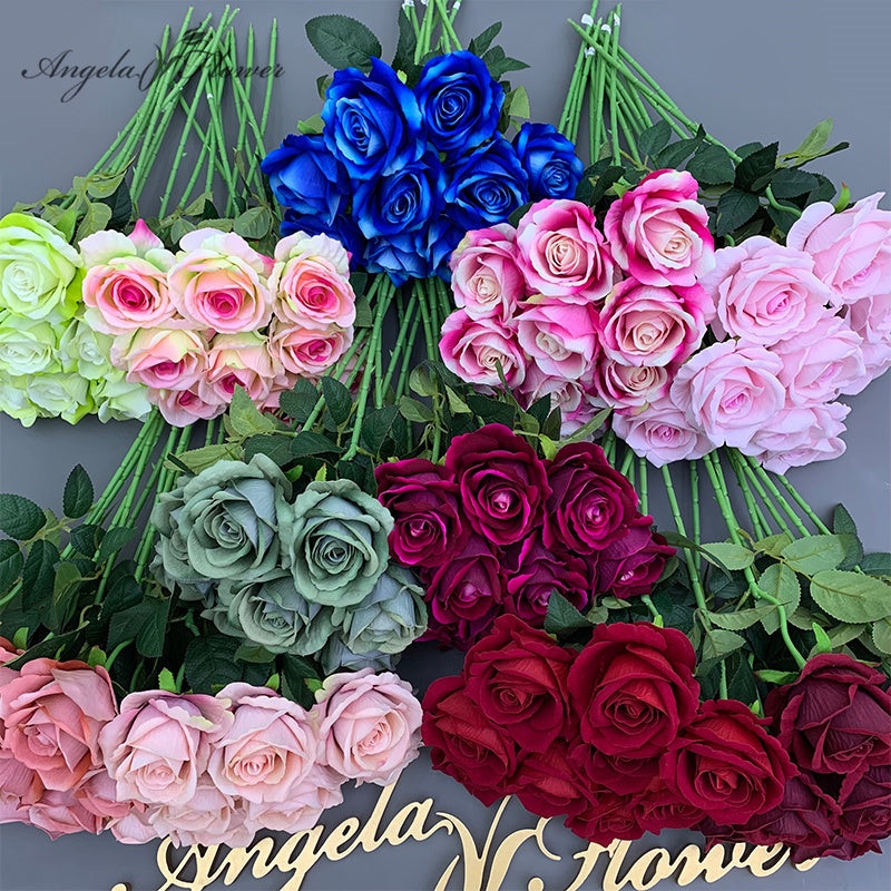 A2239 30pcs Silk Rose Wedding Floral Accessories