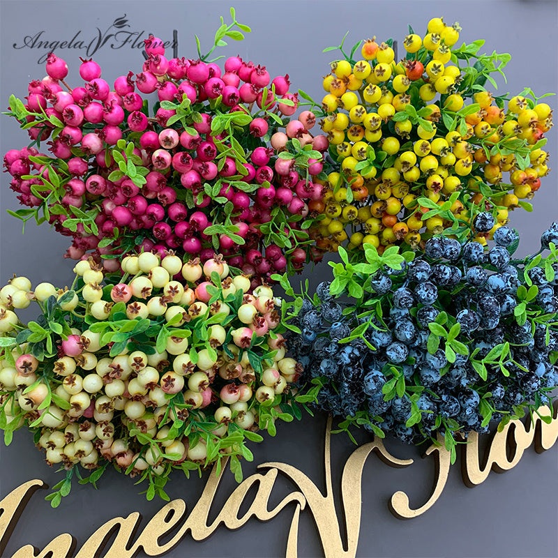 A5103 50pcs Christmas Berry Flowers Wedding Floral Accessories