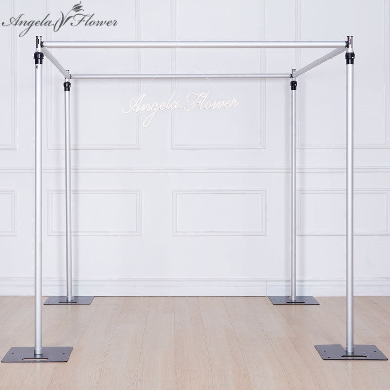A7125 Telescopic Adjustable Stable Square Frame Wedding Backdrop Flower Stand