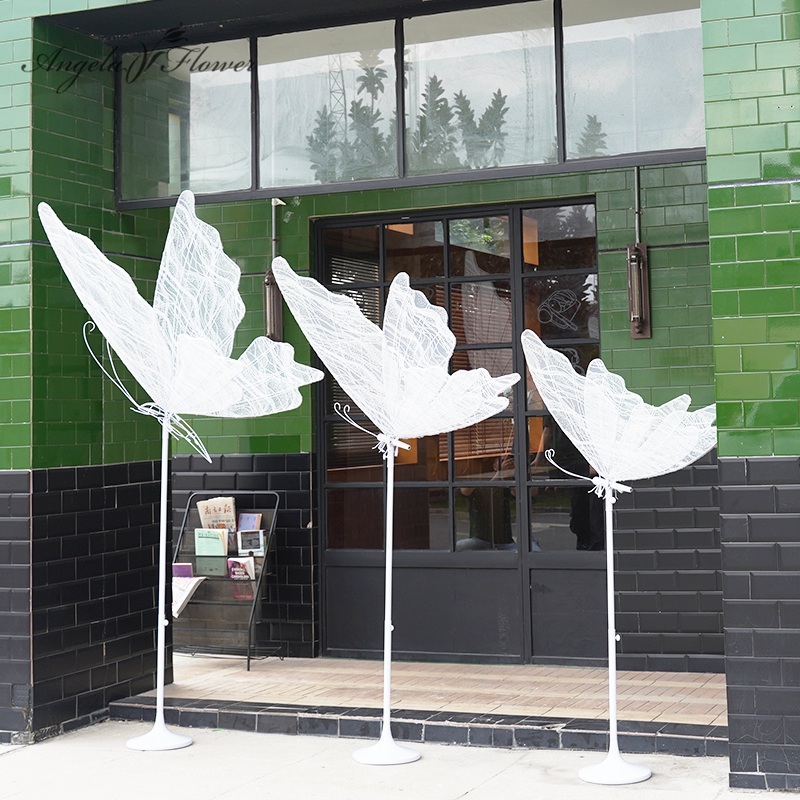 Telescopic Adjustable Glowing Butterfly Pendant Wedding Props  A8811 A8115