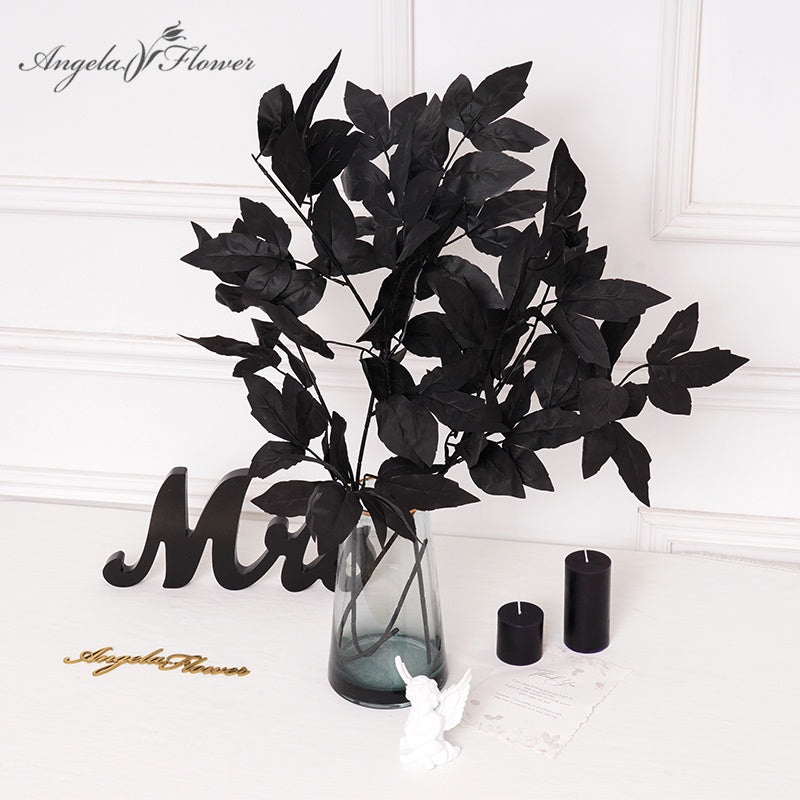 A2023 30pcs/lot Artificial Plants Leaf Branch Wedding Arrangement Floral Accessories