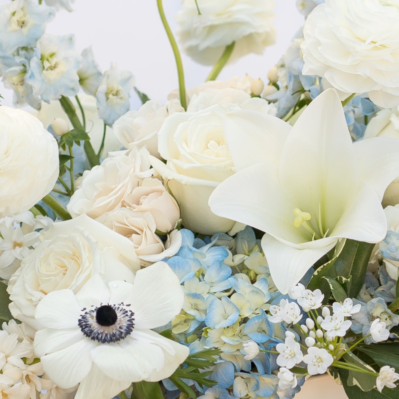 Designer’s Choice Arrangement – Blue and White