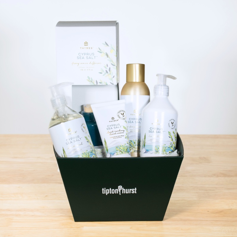 Thymes Cyprus Sea Salt Basket