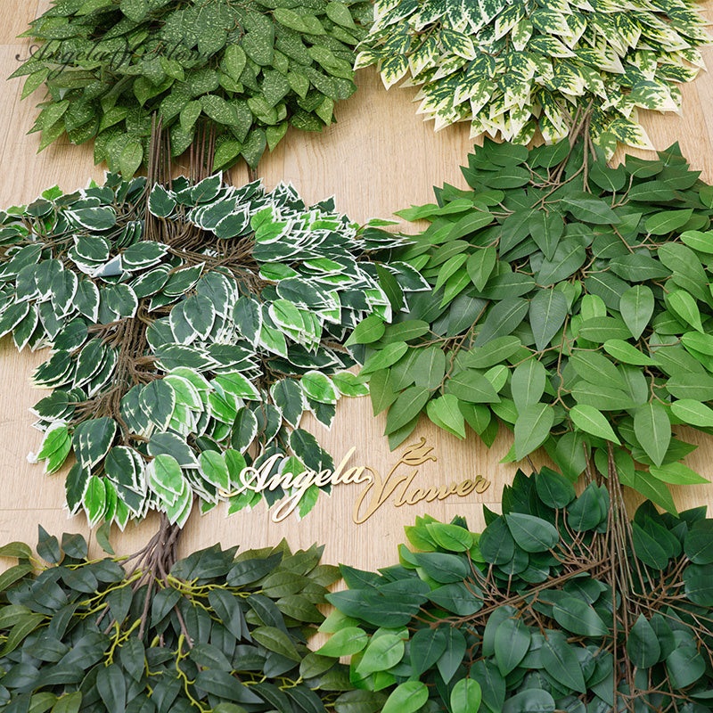 A1075/9898 12pcs/lot Banyan Leaves DIY Wedding Floral Arrangement Material