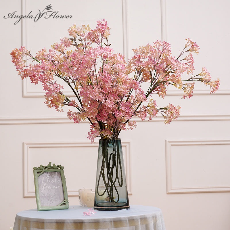 A2004 10pcs/lot 15 Heads Lilac Branch Home Props Floral Accessories