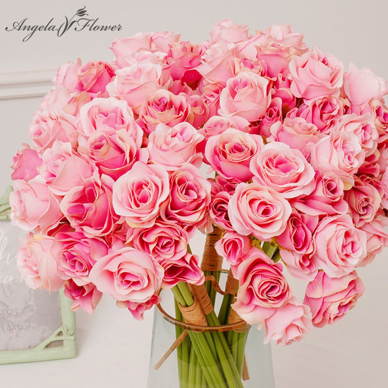 A2008 10pcs/lot Rose Bouquet Flower Wedding Arrangement Floral Accessories