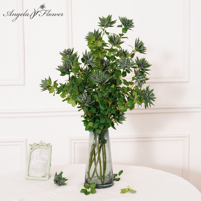A2089 10pcs 90cm Luxury Artificial Green Plant Branch
