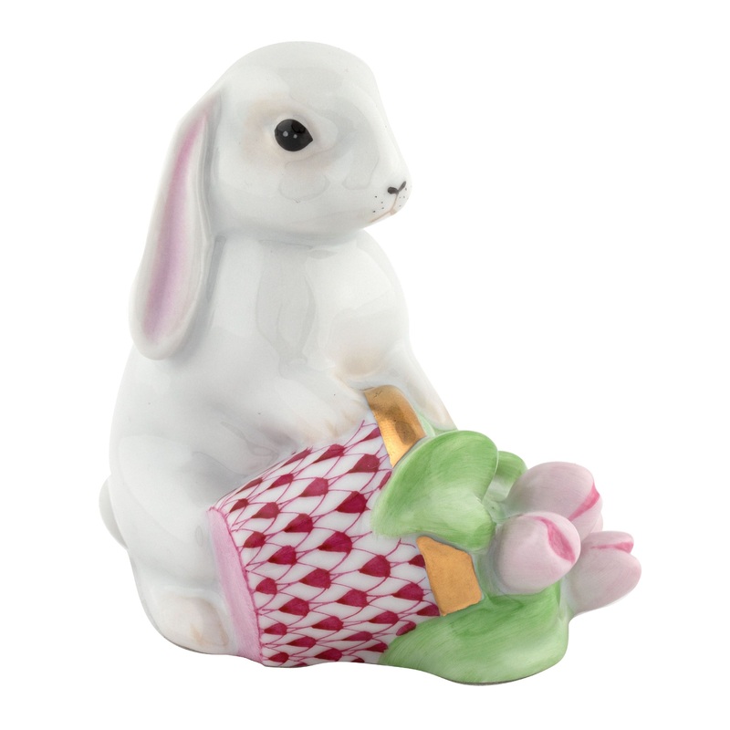 Flowerpot Bunny – Raspberry