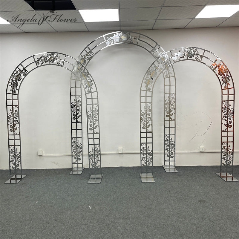 New Metal iron Arch Event Stage Decor Supplies Wedding Backdrop Frame