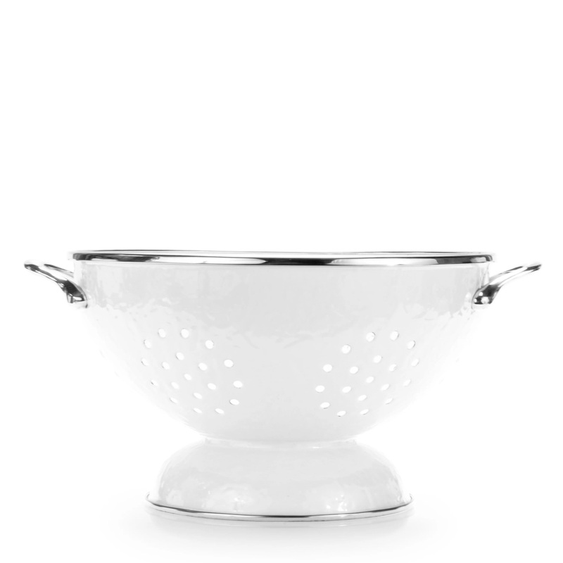 White Large Colander