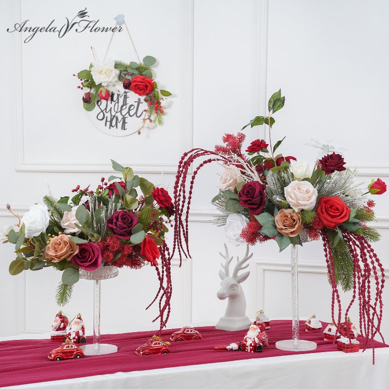 A866212 Christmas Series Vase Flowers Wedding Supplies Floral Accessories